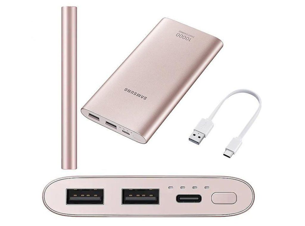 Pin Dự Phòng – Giải Pháp Sạc Nhanh Cho Người Hay Di Chuyển 1 Pin sạc dự phòng Samsung 10 000mAh sạc nhanh chính hãng, 2 cổng USB, hỗ trợ Type-C