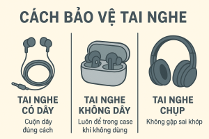 Cách bảo quản tai nghe mới nhất hiện nay 5 Lưu ý trong cách bảo quản tai nghe